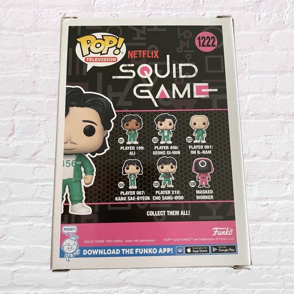 Funko POP! TV: Netflix Squid Game - Player 456: Seong Gi-hun #1222 BNIB - Picture 6 of 7